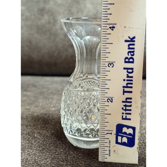 Waterford crystal Mini Cut 4" Vase NO Box - Picture 4 of 5